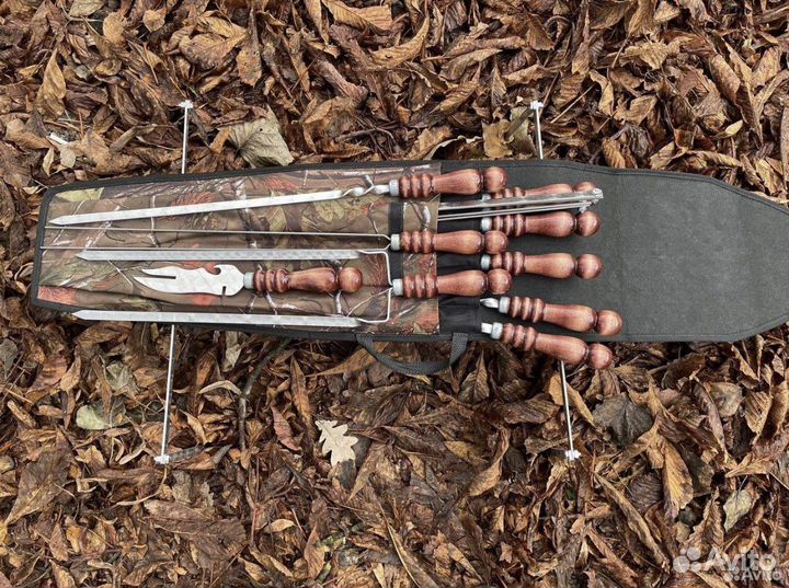 Подарочный набор шашлычный с шампурами