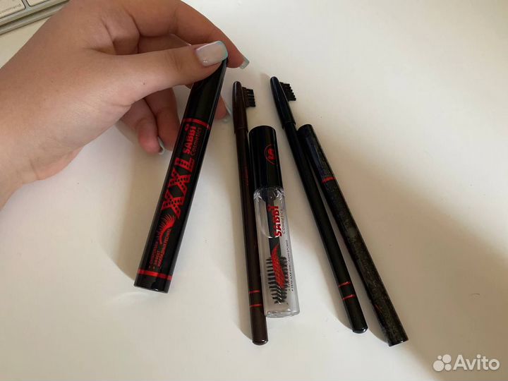 Новая косметика 5в1-тушь, подводка, карандаш, гель