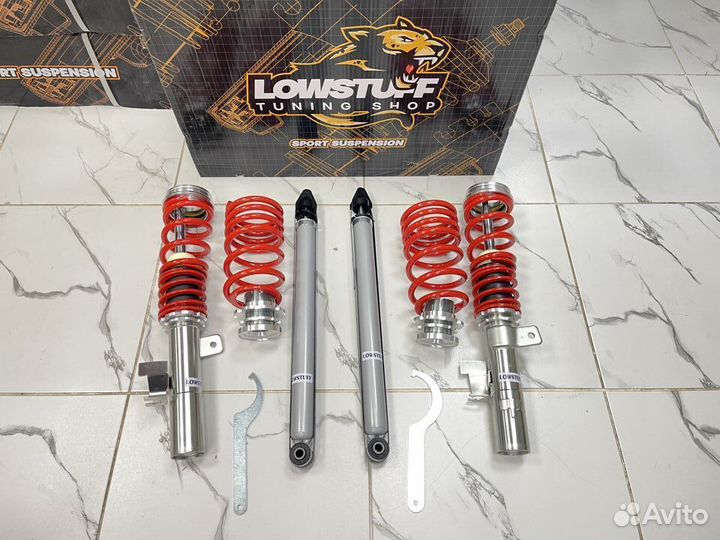 Ford Focus 2 Mazda 3 винтовая подвеска lowstuff EV