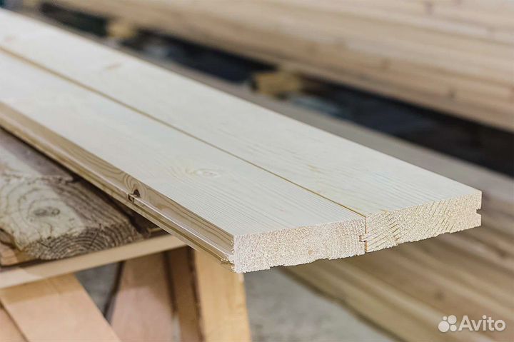Доска половая Шпунт. Из Ёлочки 28*90*6000 мм (ав)