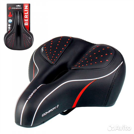 Седло велосипедное гелевое комфортное 270X195