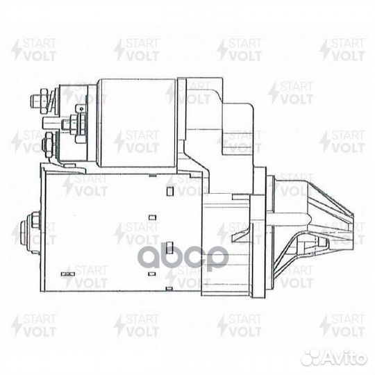 Стартер Daewoo Nexia (94) /Chevrolet Lanos (05