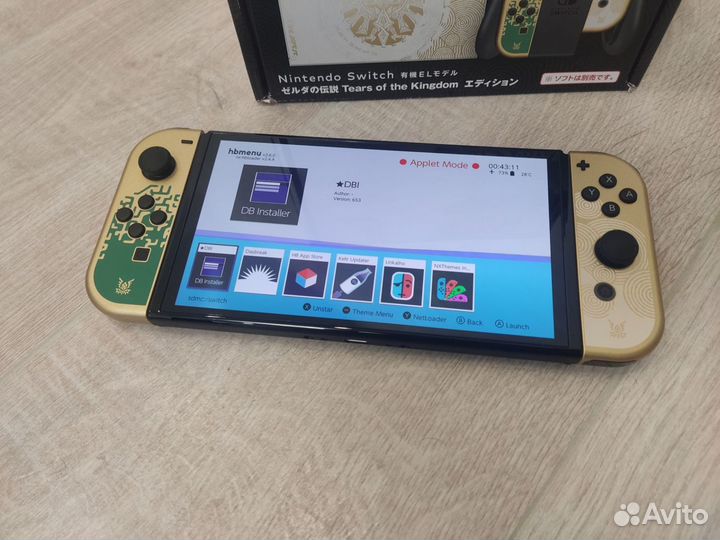 Новый прошитый Nintendo Switch Oled 128Gb