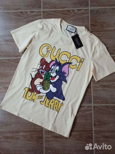 tom and jerry gucci shirt