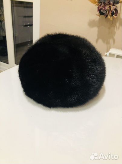 Берет норковый, мягкий