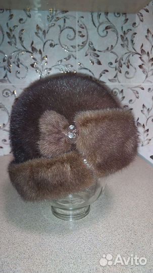 Шапка женская норковая новая
