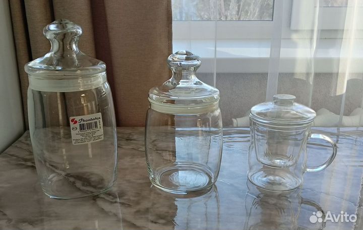 Банки стеклянные1,1 л и 800 мл