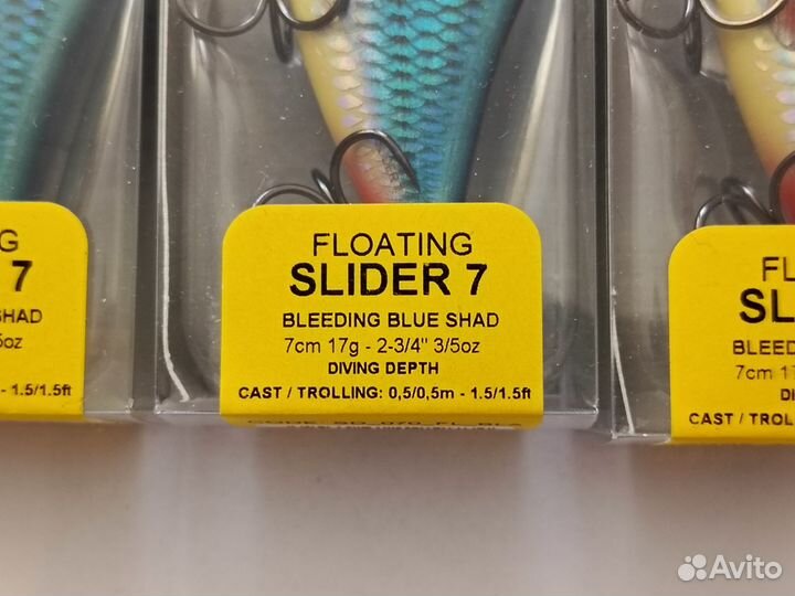 Воблеры Salmo slider F 7