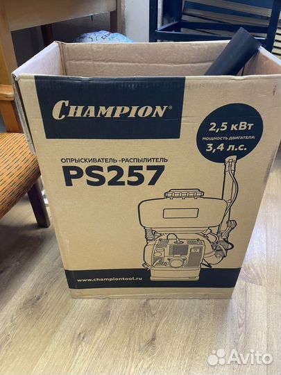 Опрыскиватель ранцевый бензиновый champion