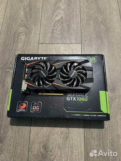 Видеокарта Gigabyte GTX 1060 6Gb