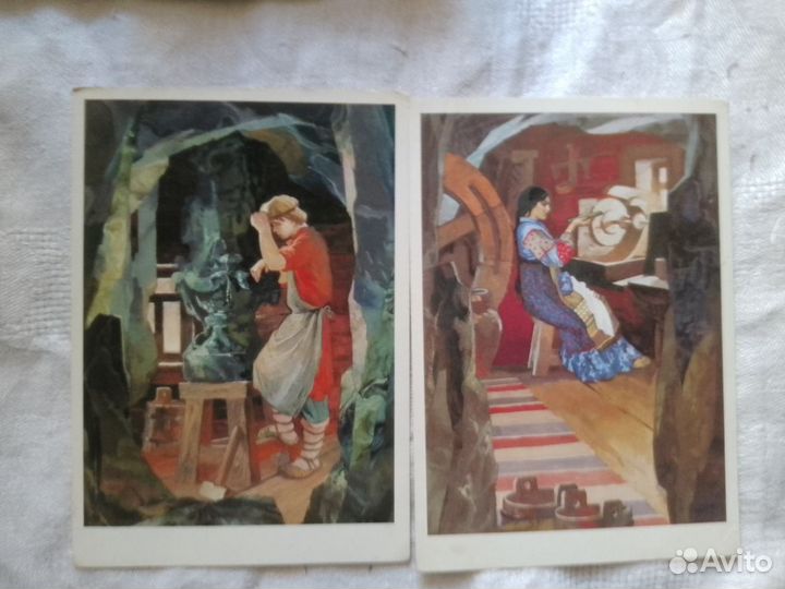 Наборы открыток палех