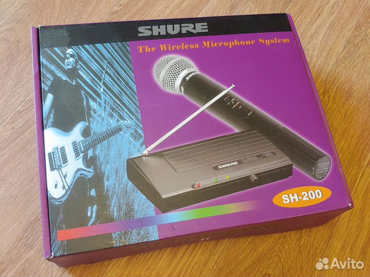 Радиомикрофон shure sh-200