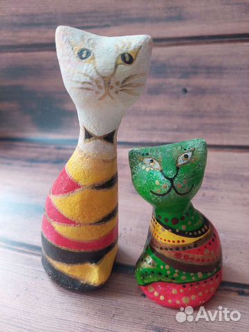 Статуэтка котики ручная работа