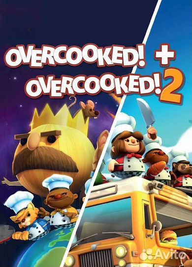 Overcooked + overcooked 2 PS4