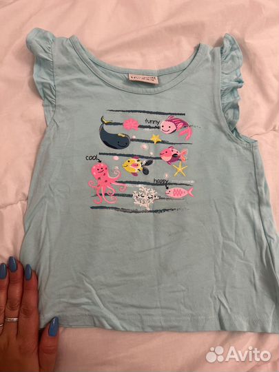 Футболка на девочку 110
