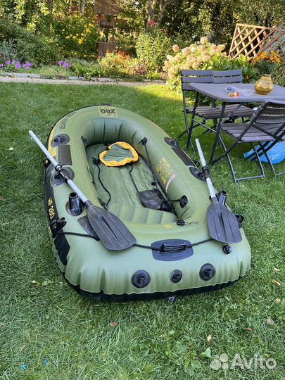 Лодка sevylor fish hunter HF280 + весла