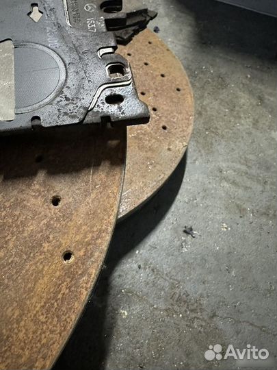 MB GLC тормозные диски и колодки 360мм AMG пакет