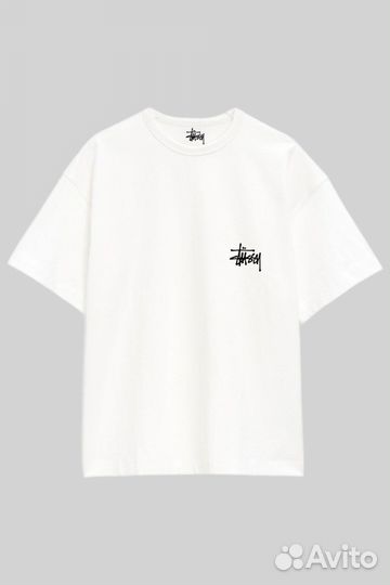 Футболка stussy белая