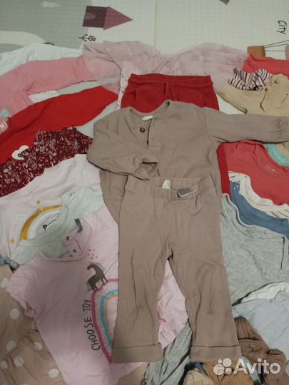 Вещи пакетом на девочку 74-92