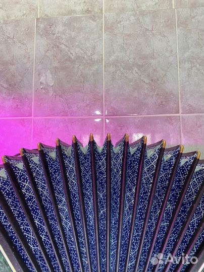 Гармонь Кировская Заказная Ля мажор Перламут Резн