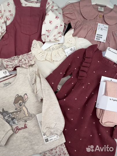 Одежда H&M C&A для девочки 62,68