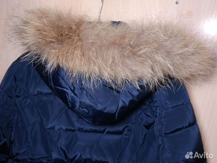 Куртка с натуральным мехом пуховик парка