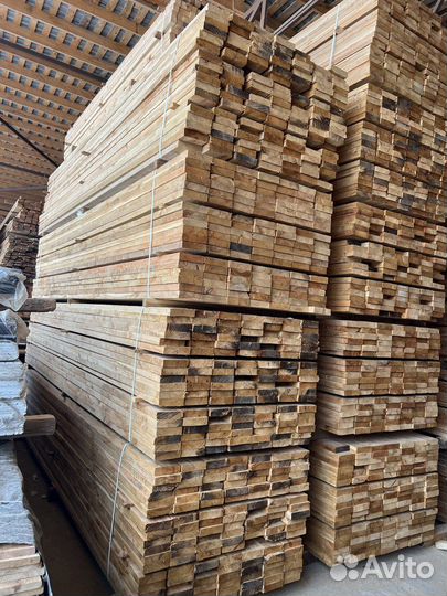 Доска обрезная лиственица 50х100х6000