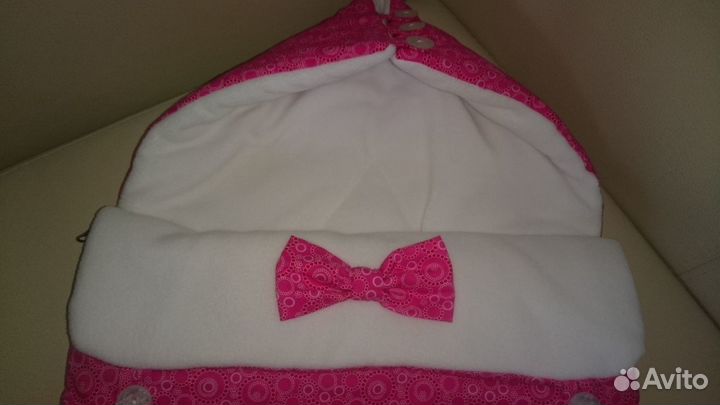 Конверт на выписку для девочки на весну/осень