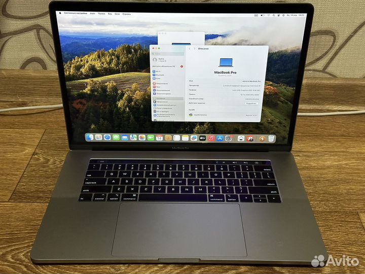 MacBook Pro 15 2019 intel core i9 16/512gb