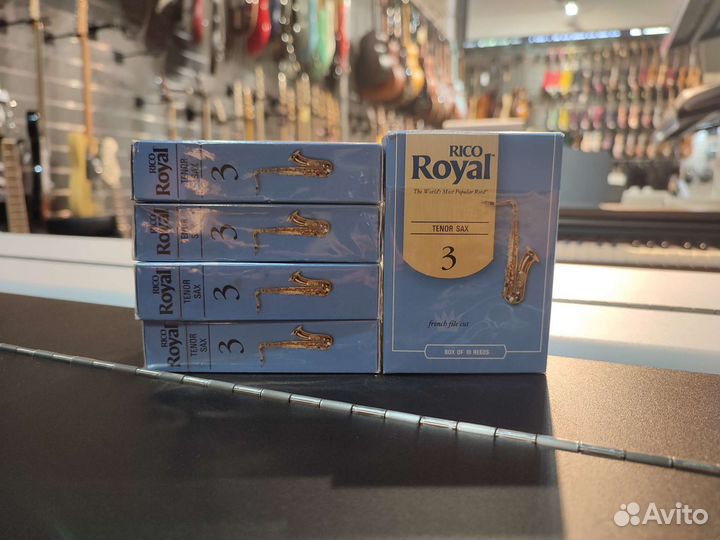 Трости для тенор-саксофона Rico Royal N'3