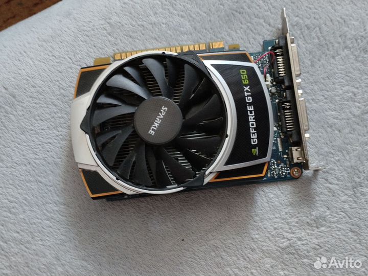 Видеокарта nvidia geforce gtx 650 sparkle