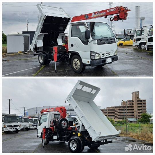 Самосвал Isuzu Elf с КМУ UNIC, 2006