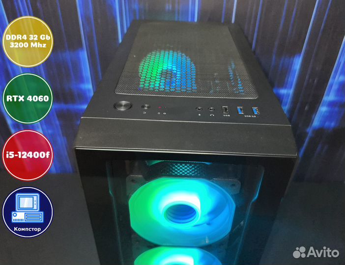 Сборка пк 4к i5-RTX4060-32DDR4-LAY1827596403-B760