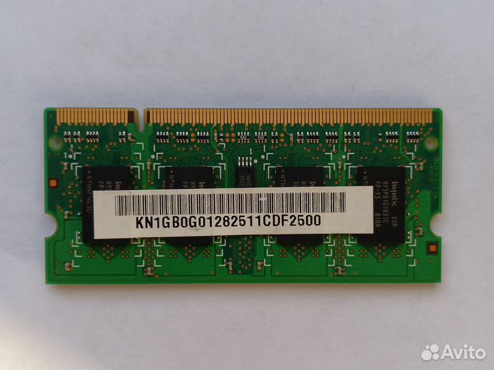 Оперативная память для ноутбука ddr2 1gb hynix