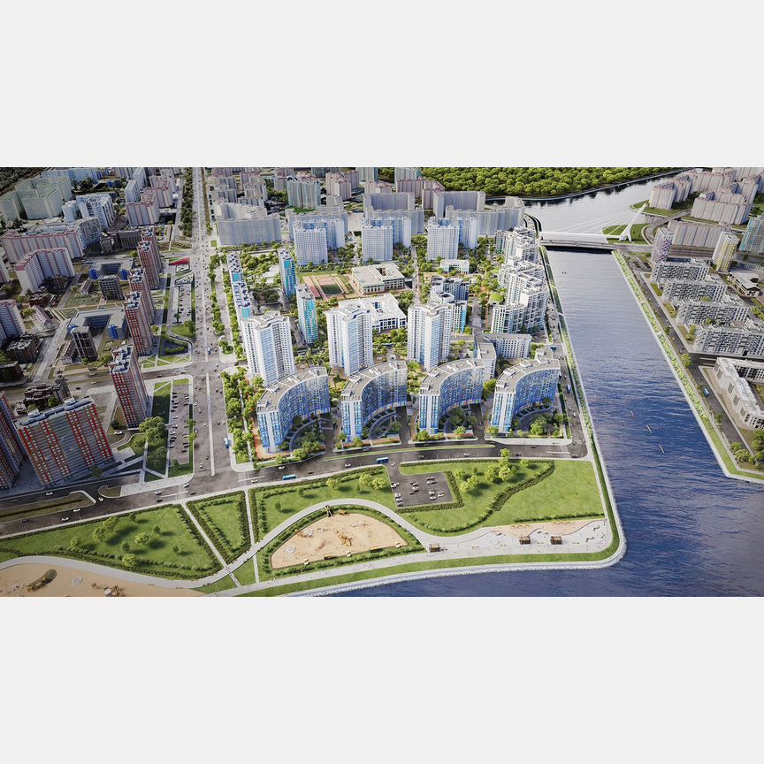 1-к. квартира, 46 м², 6/24 эт.