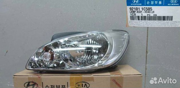 Фара левая 921011C505 Hyundai-KIA
