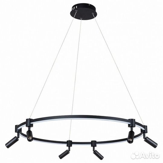 Подвесной светильник Arte Lamp Ring A2186SP-1BK