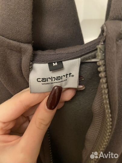 Зип худи carhartt