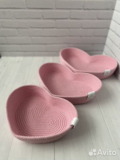 Корзинка-сердечко, подарок на 8 марта