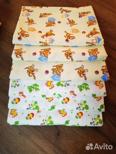 Пеленки детские большие фланель новые