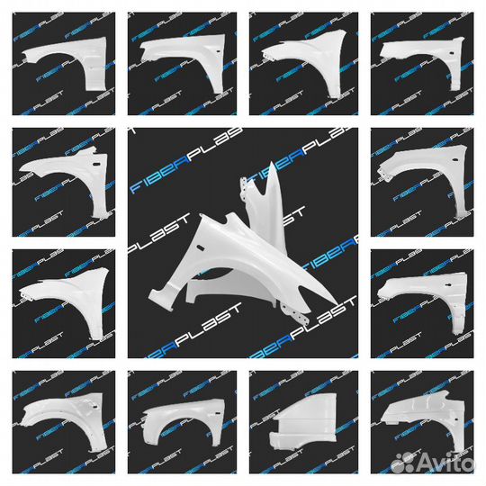 Левое крыло Kia Sedona I (2001–2007) Киа Седона 1 (2001–2007)