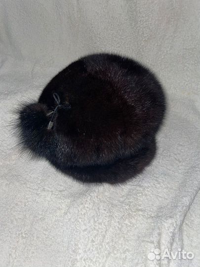 Шапка норковая женская