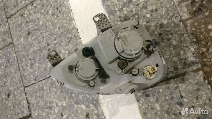 Фара левая Газель, пластик