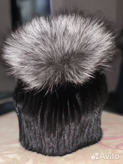 Шапка норка блэк DavidovFox