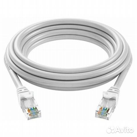 Коммутационный шнур UTP CAT5e 3м разъем RJ-45
