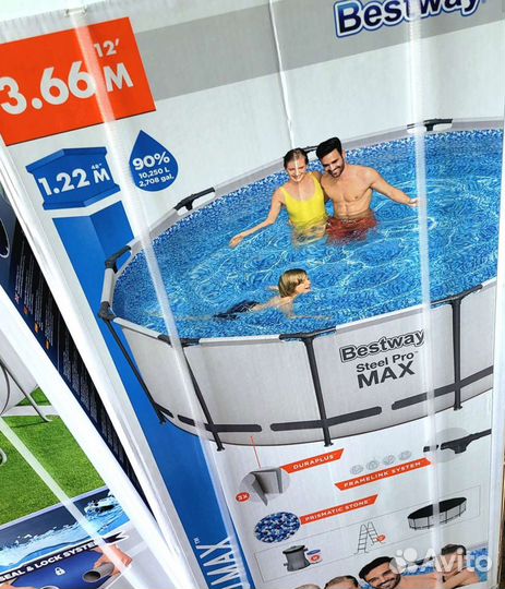 Каркасный бассейн 366х122
