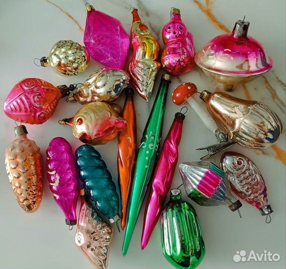 Елочные игрушки СССР