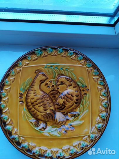 Тарелка декоративная зик