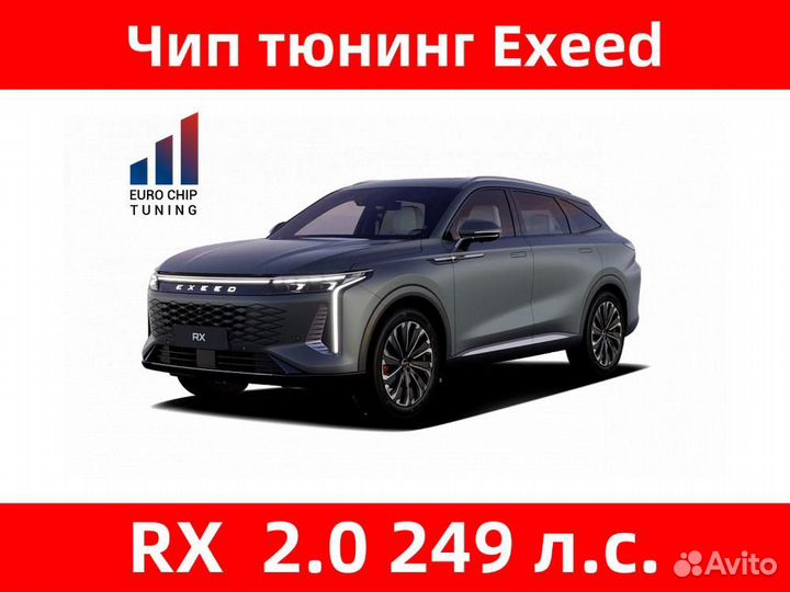 Чип тюнинг Exeed RX 2.0 249 лс