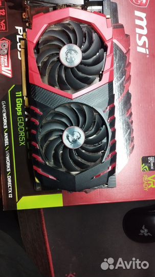 Видеокарта gtx 1080 msi